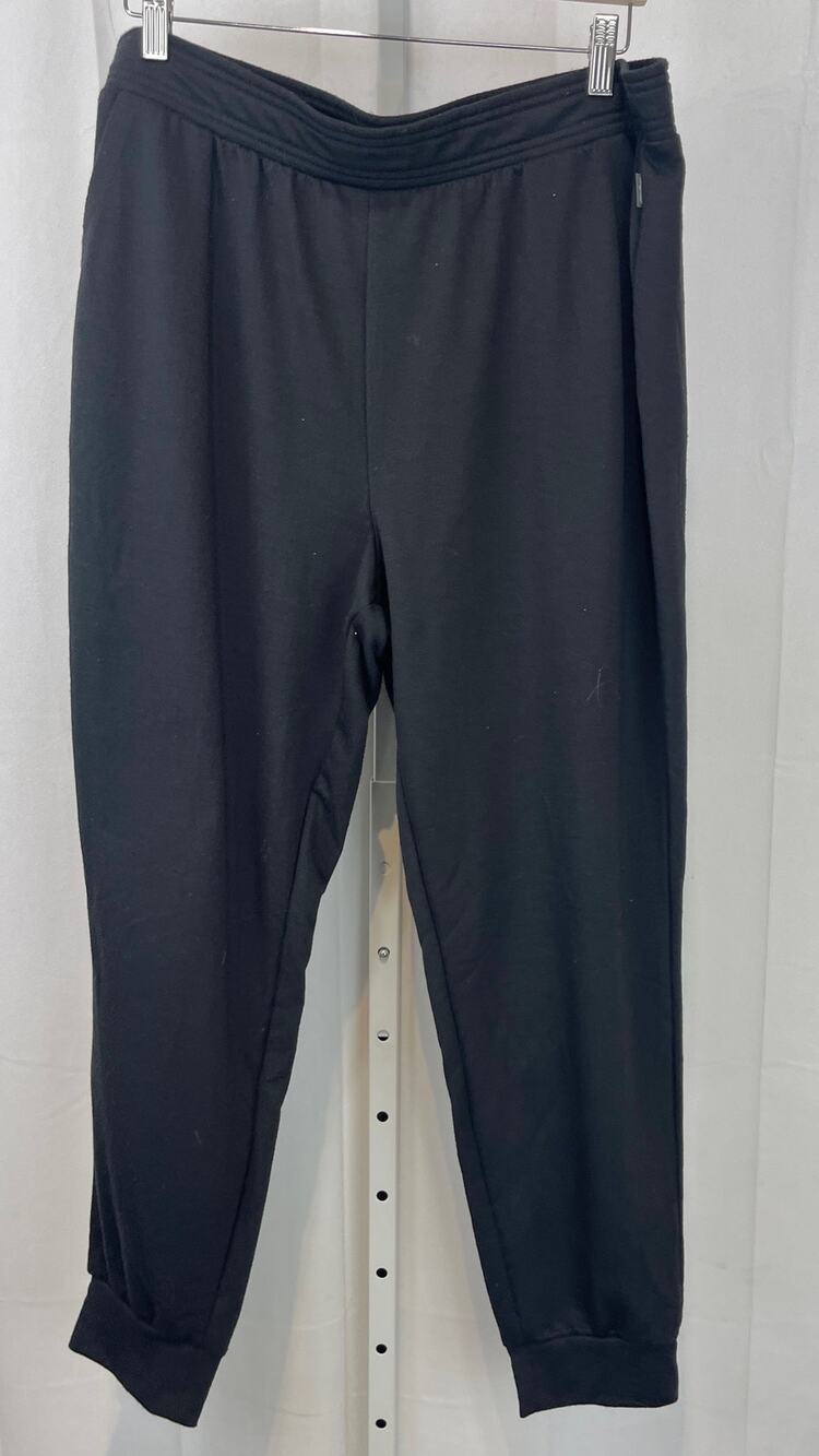 EDDIE BAUER Lounge Pull On Jogger Pants Sweats Hand Pockets Black Size XL